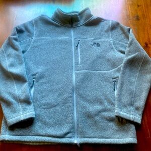 The North Face Gray Zip Up Sweater